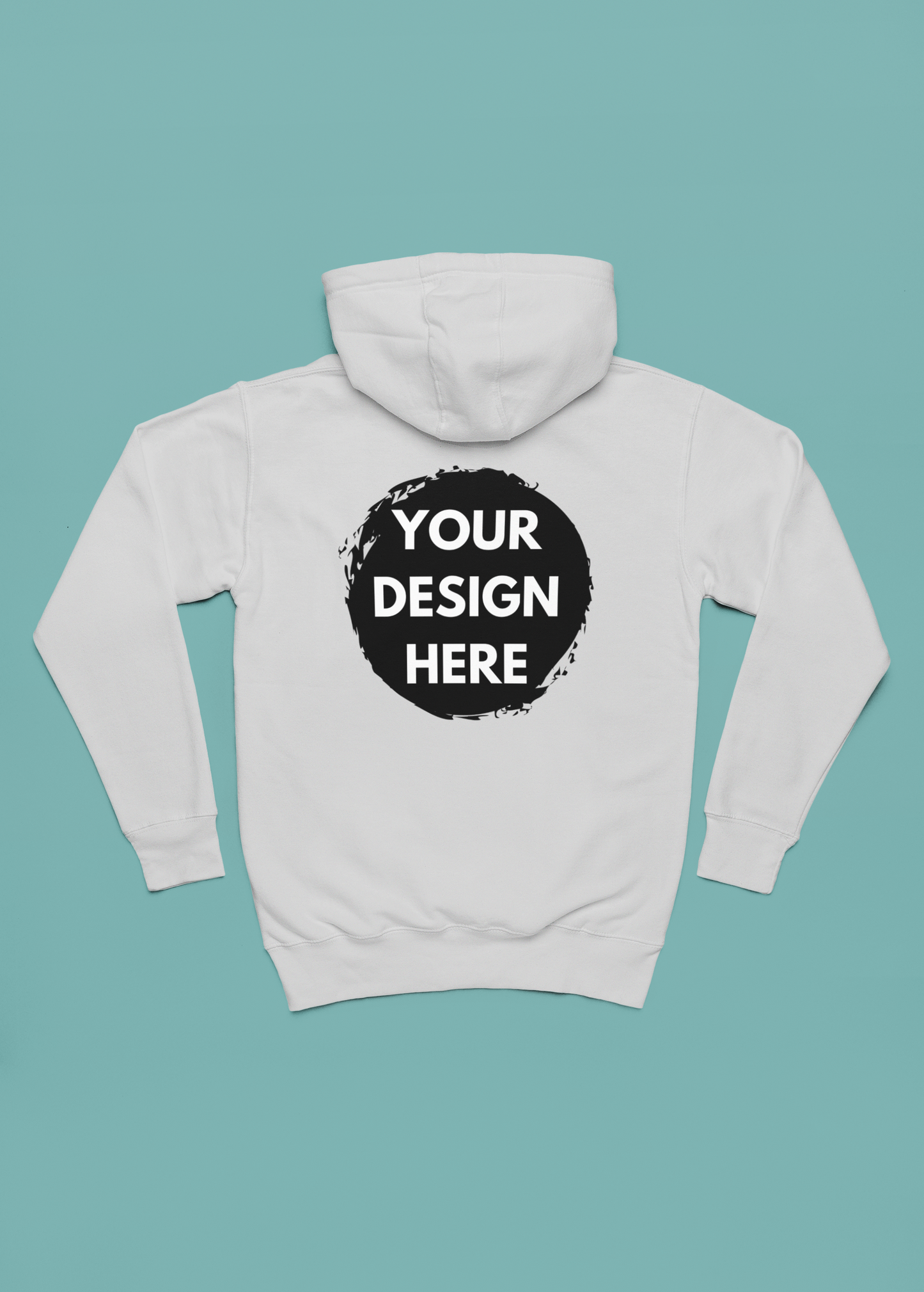 Create Your Own Hooded Sweater - FRONT & BACK
