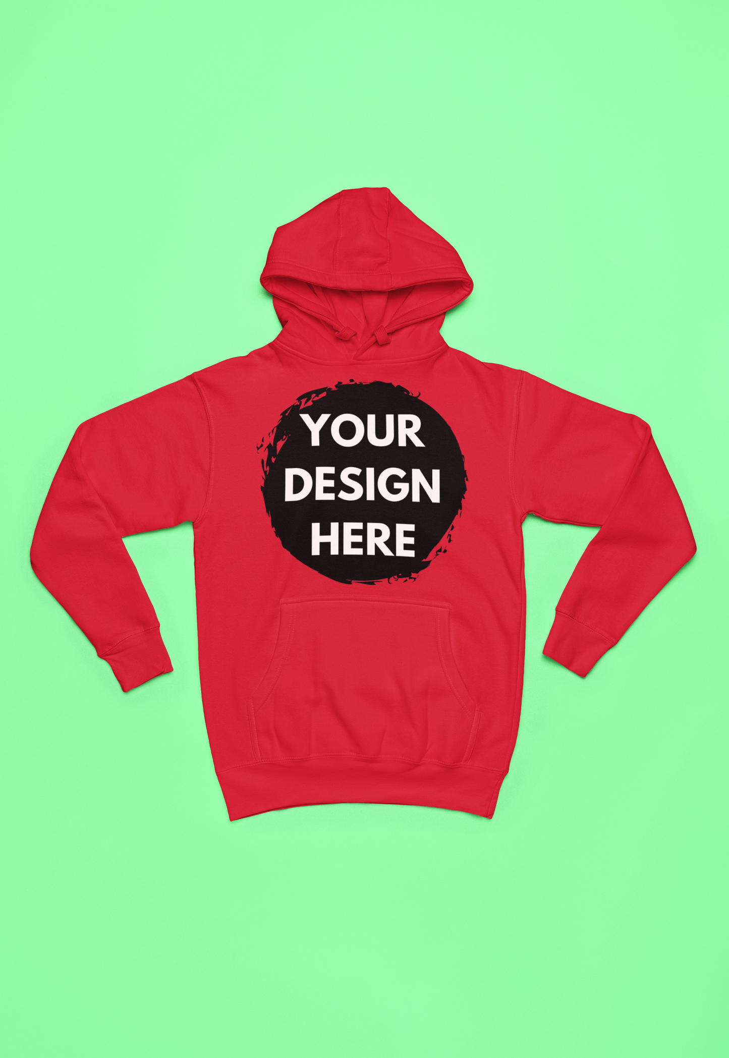 Create Your Own Hooded Sweater - FRONT & BACK
