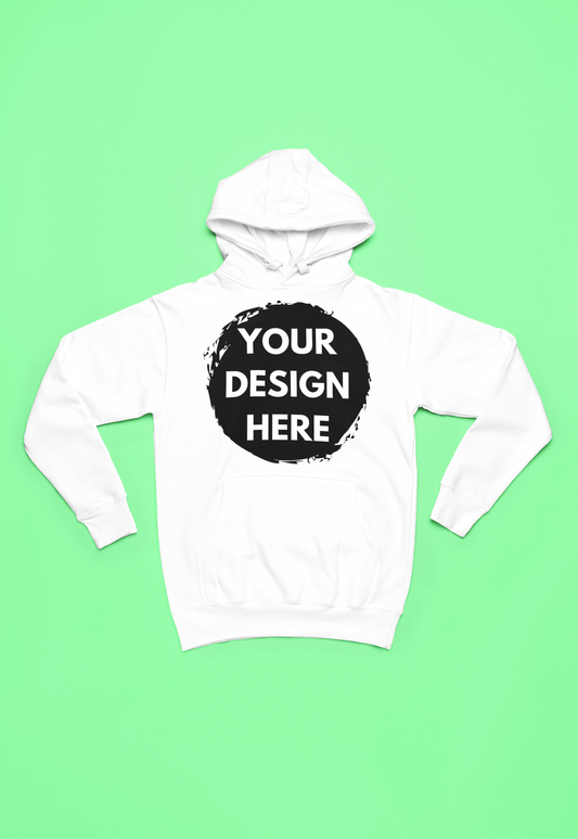 Create Your Own Hooded Sweater - FRONT & BACK